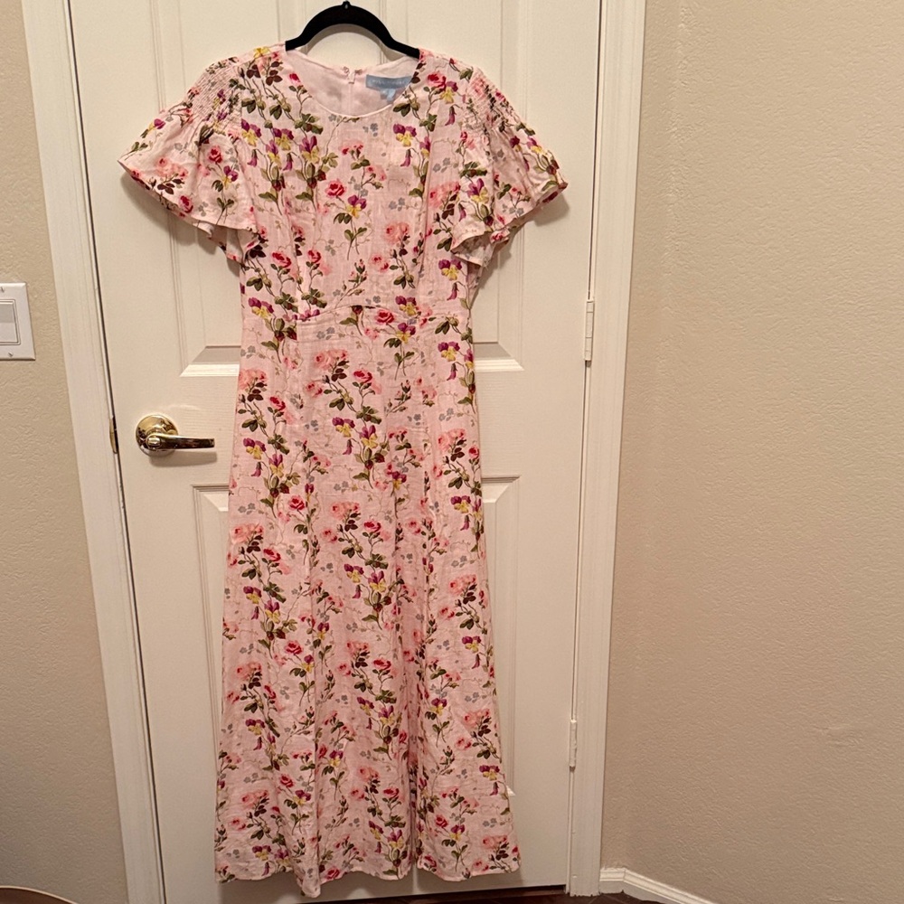 No longer for sale **** Hill House Dominique dress Pink Floral Maxi Dress